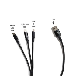 Câble - USB - 3 en 1