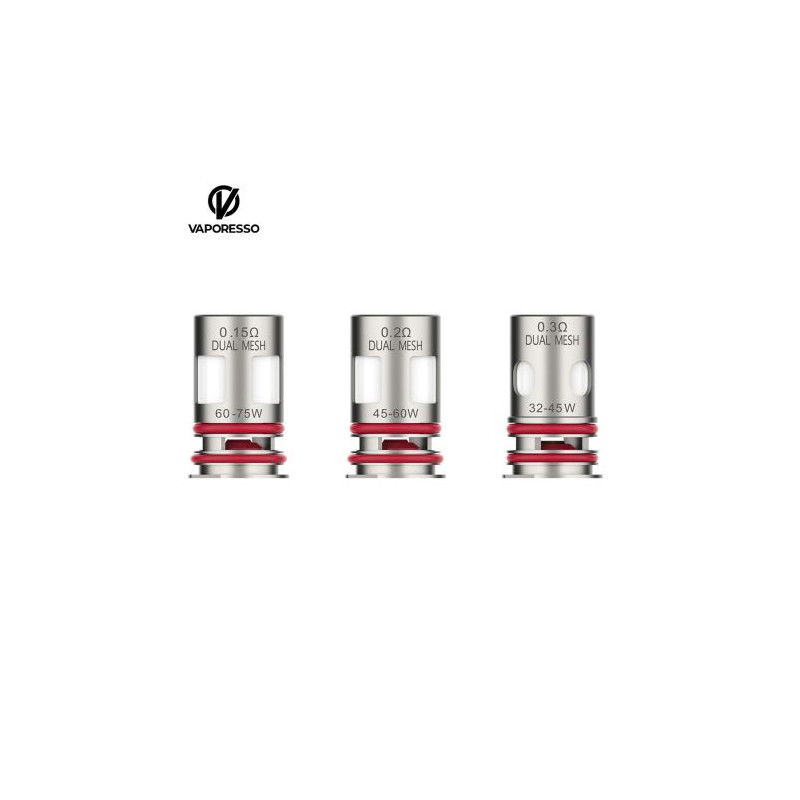 Résistances - GTX - Dual Mesh - Vaporesso